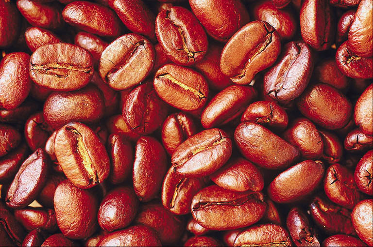 Kona coffee beans